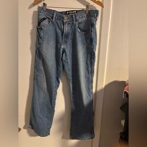 Ariat REBAR M4 Jeans Mens 30x30 Low Rise Boot Cut Stretch Denim Workwear
(926)